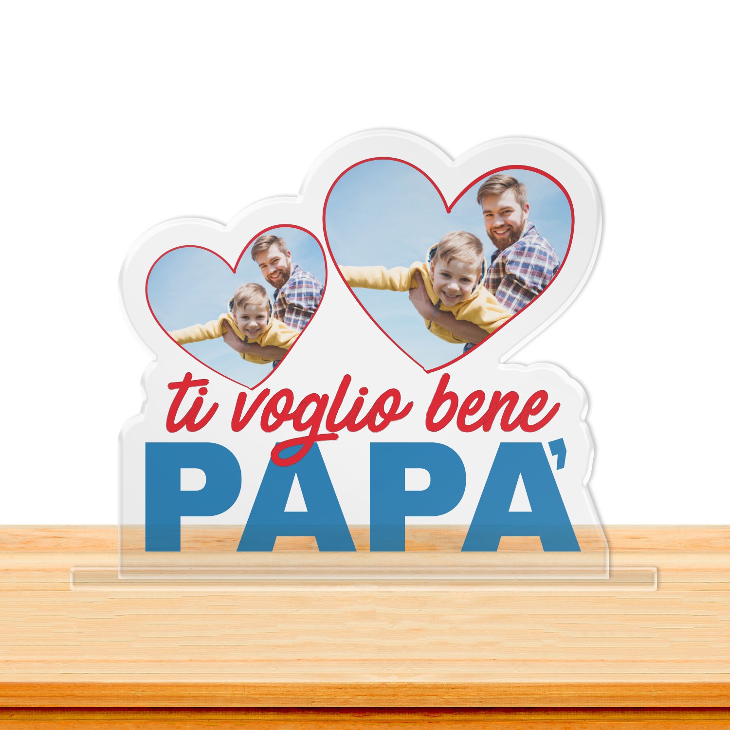 Targa plexi “I Love Papà”